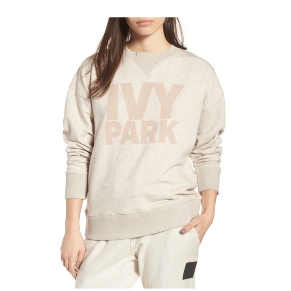 IVY Park tan sweatshirt size Medium - Picture 1 of 8